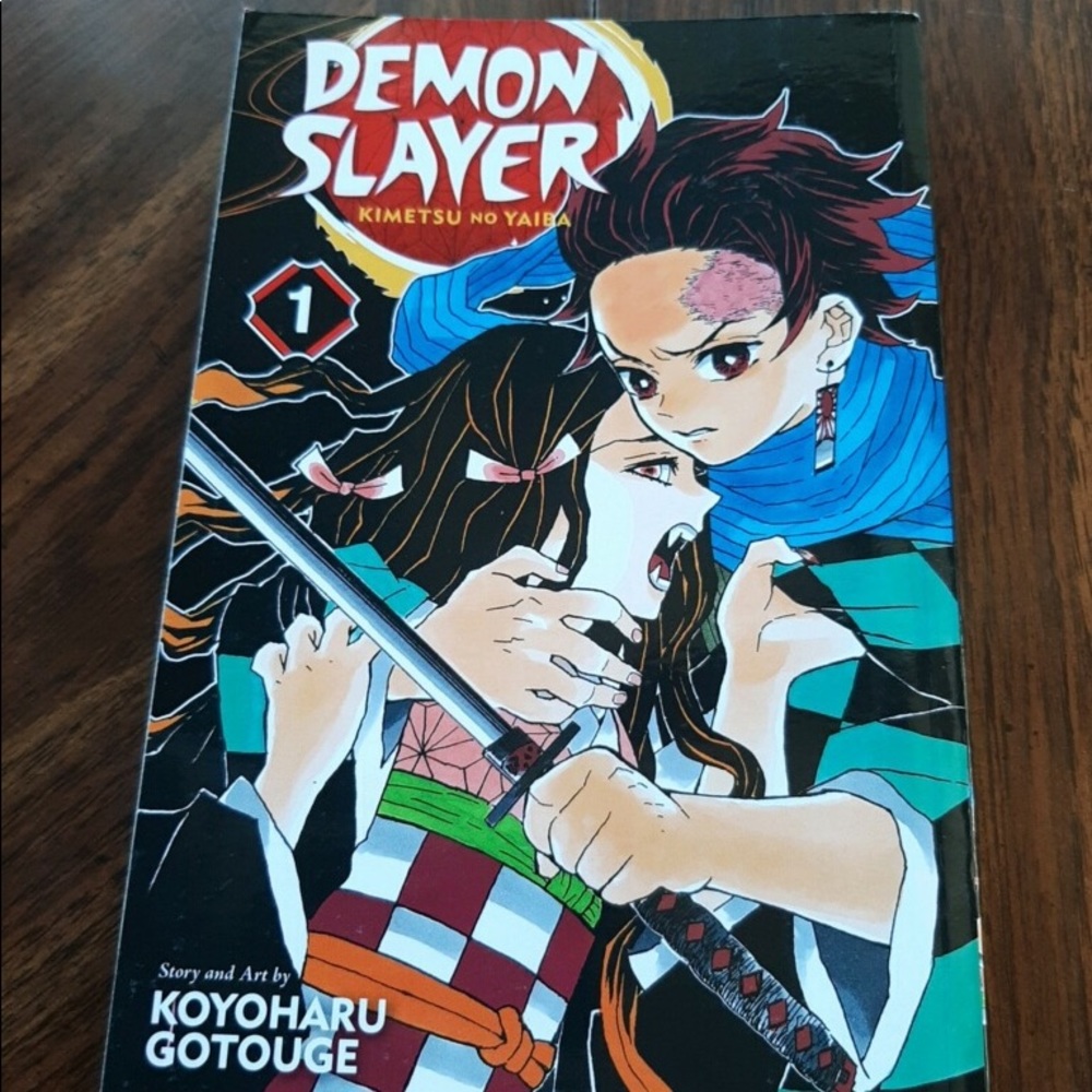 Demon Slayer Kimetsu No Yaiba Vol. 1 Manga Book